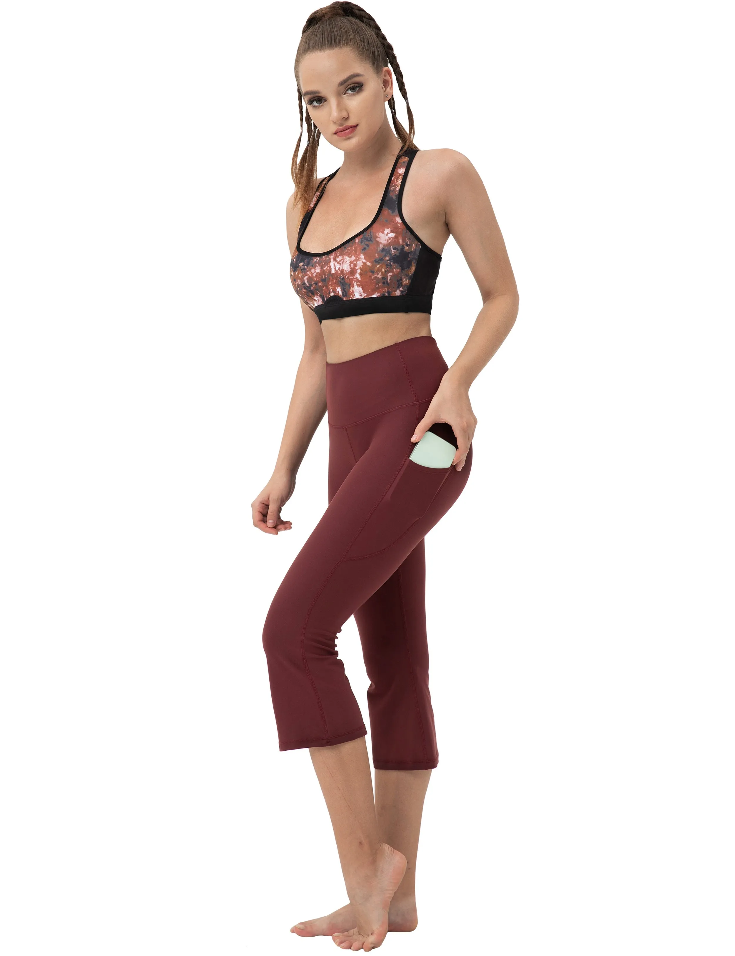 20" Side Pocket Wide Leg Capris_Running