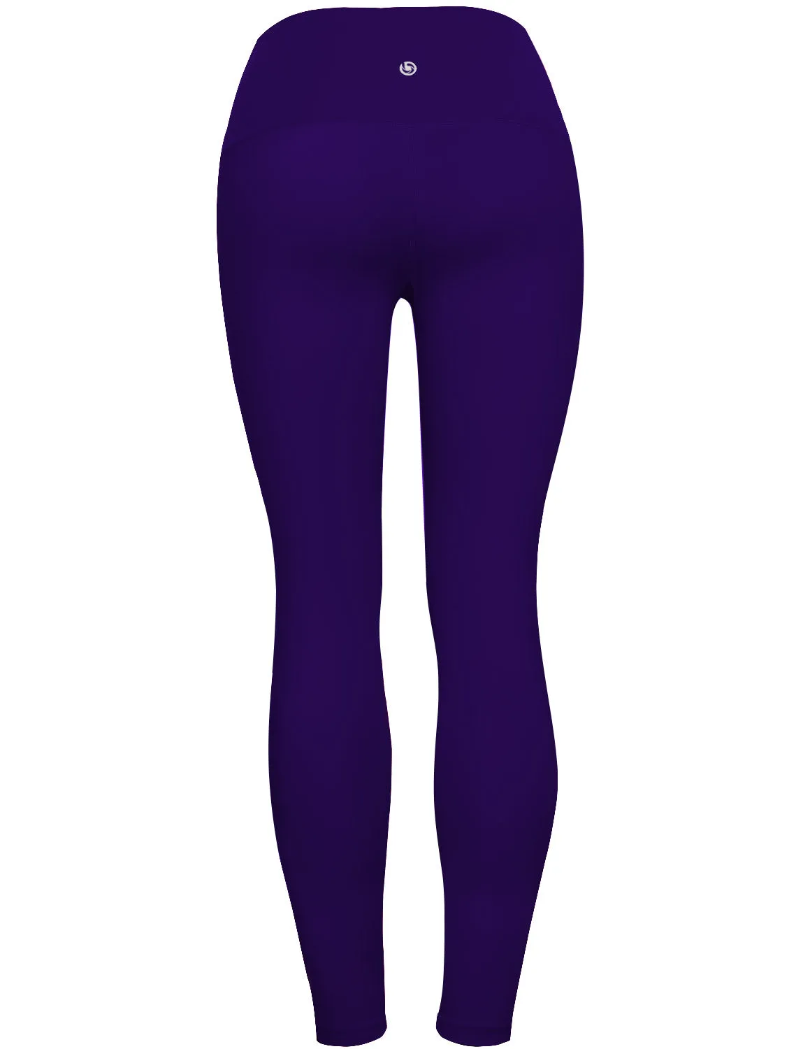 22" High Waist Crop Tight Capris darkpurple_Running