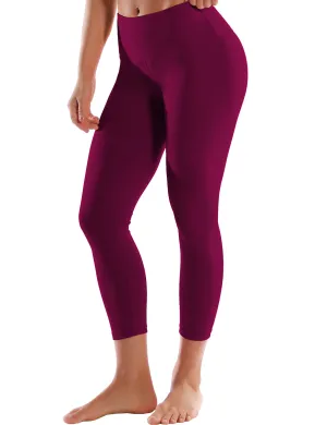 22" High Waist Crop Tight Capris grapevine_Running