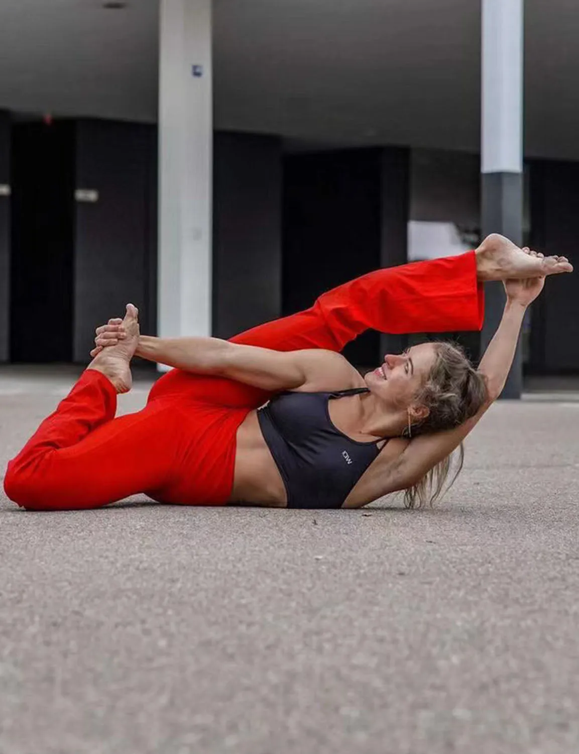 29" 31" 33" 35" Bootcut Leggings with Pockets scarlet ins_Running