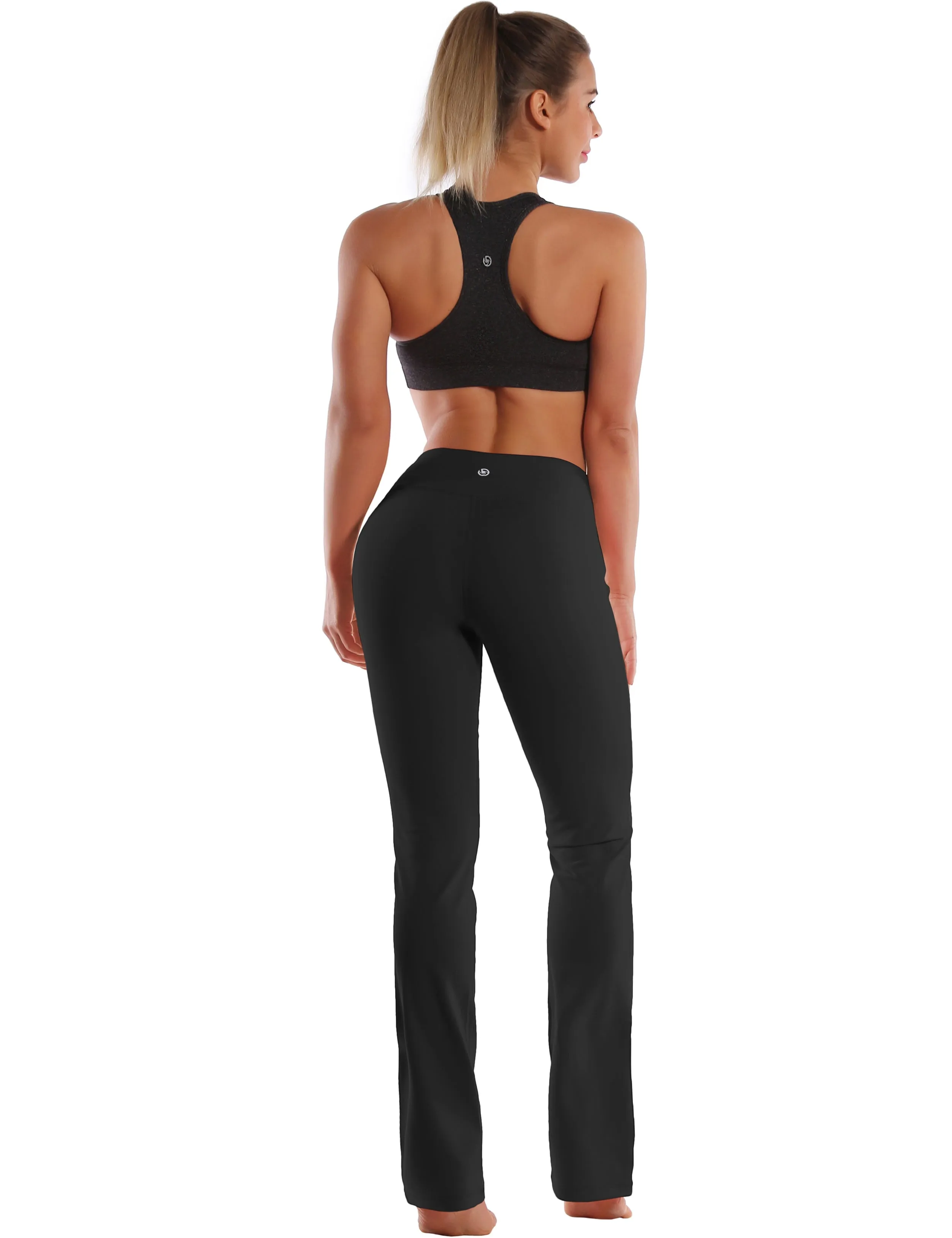29" 31" 33" 35" Straight Leg Leggings black_Running