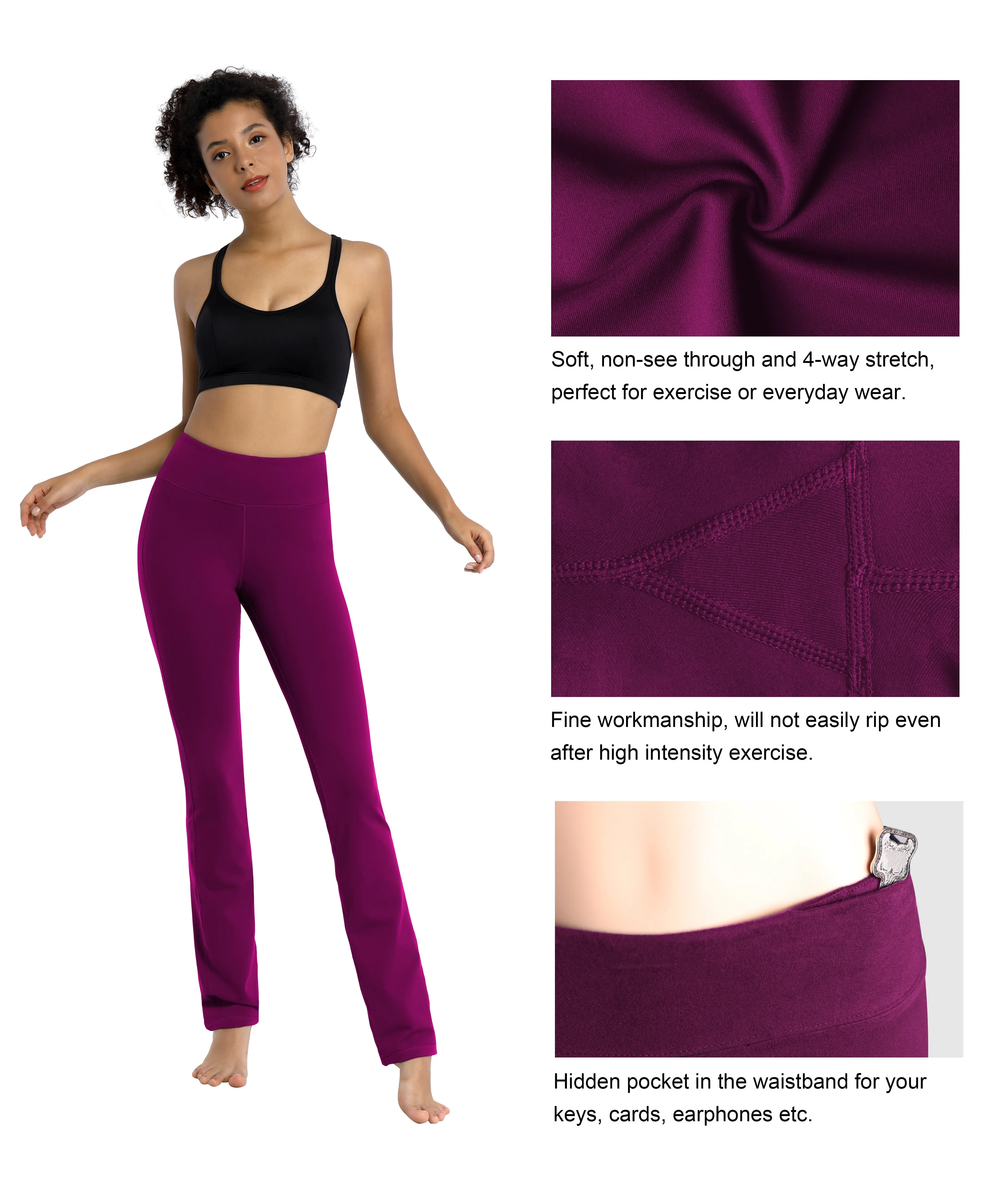 29" 31" 33" 35" Straight Leg Leggings grapevine_Running