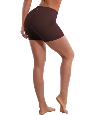 4" Yoga Shorts mahoganymaroon_yoga