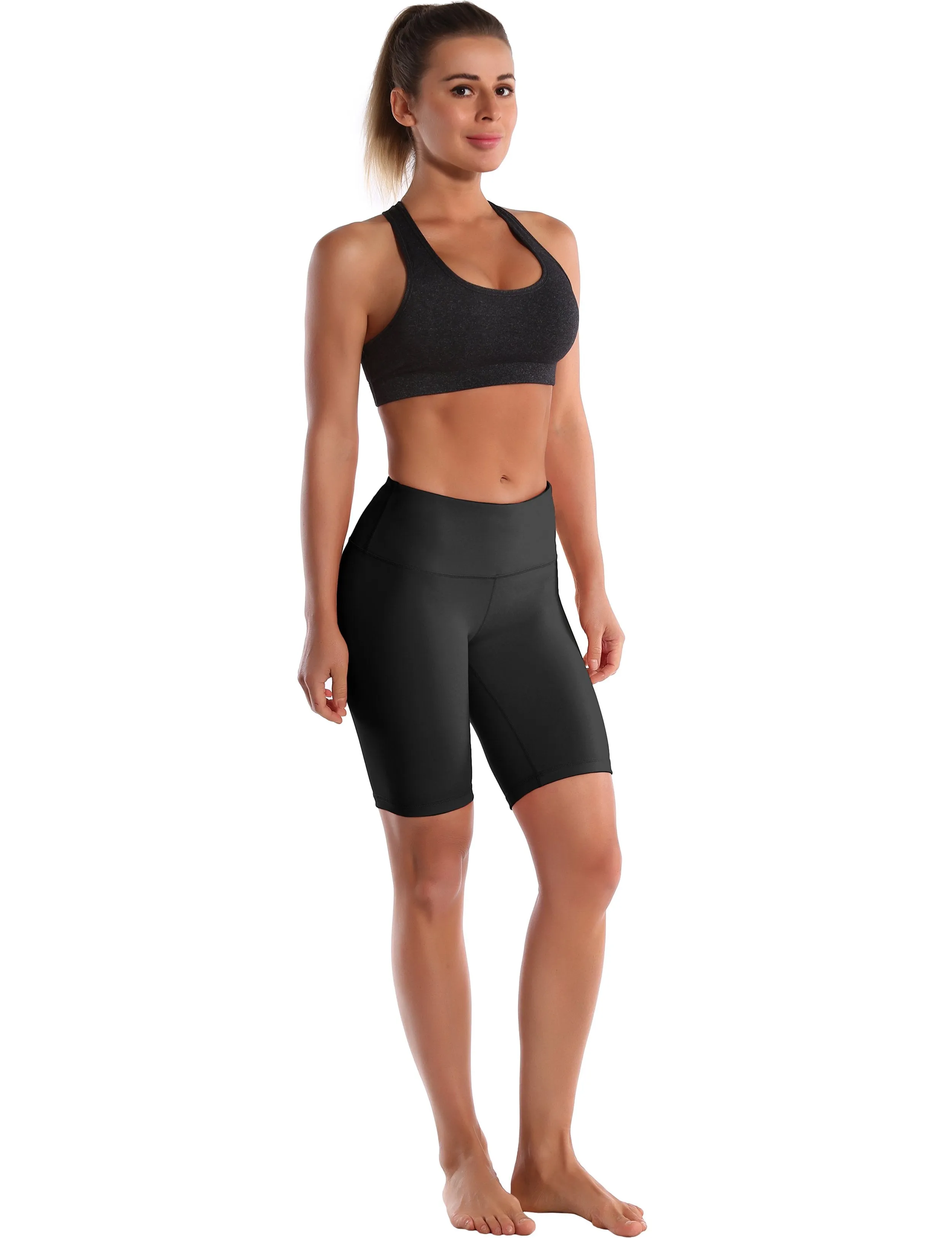 8" High Waist Pilates Shorts black ins_Pilates