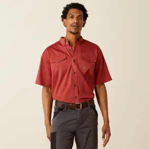 Ariat Men's Made Tough Durastretch Button-Down Short Sleeve Work Shirt