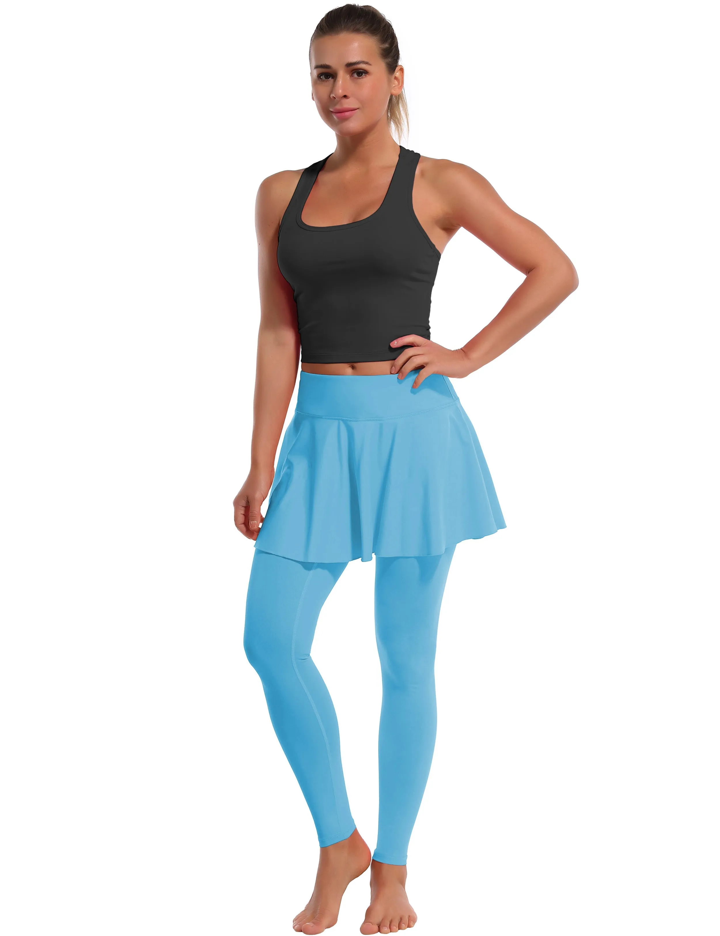 Athletic Tennis Golf Skort with Pocket Shorts blue_Golf