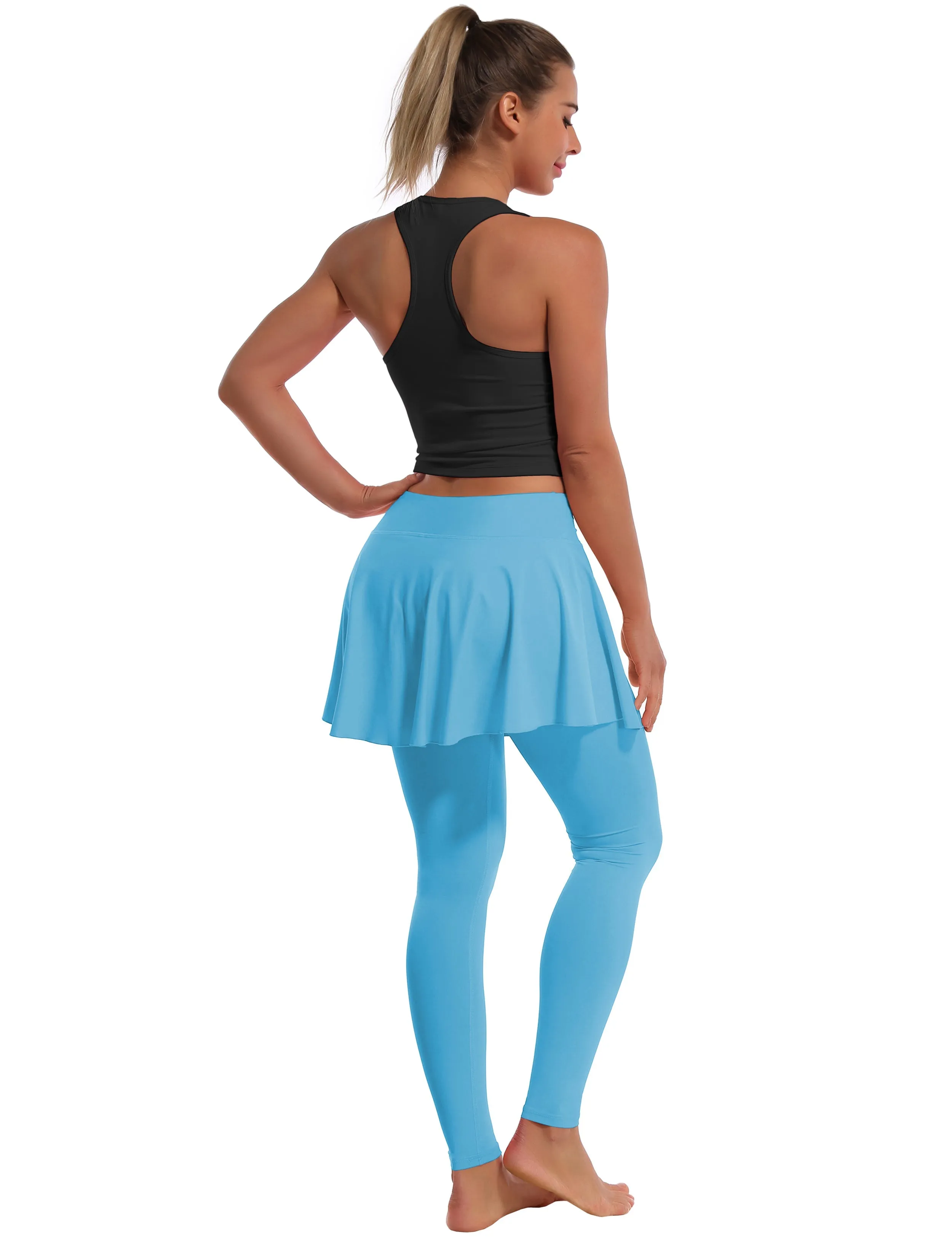 Athletic Tennis Golf Skort with Pocket Shorts blue_Golf