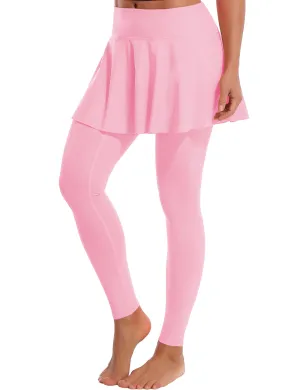Athletic Tennis Golf Skort with Pocket Shorts lightpink_Biking