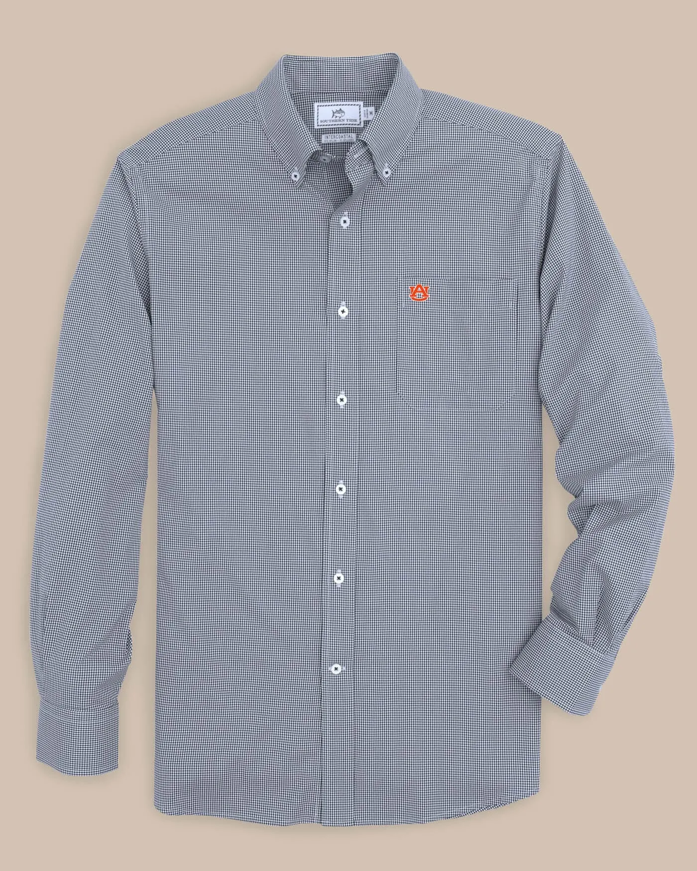 Auburn Tigers Gingham Button Down Shirt