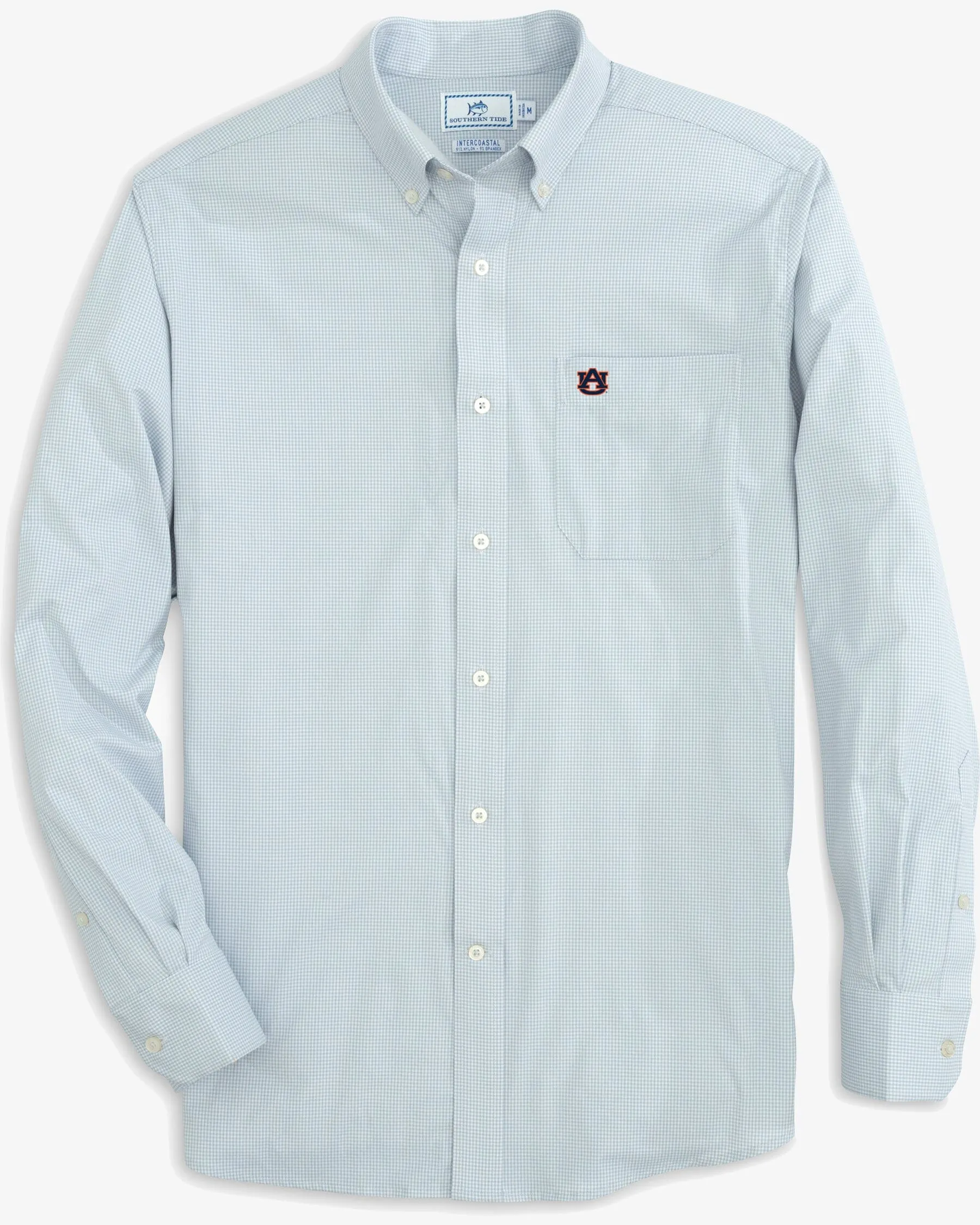 Auburn Tigers Gingham Button Down Shirt