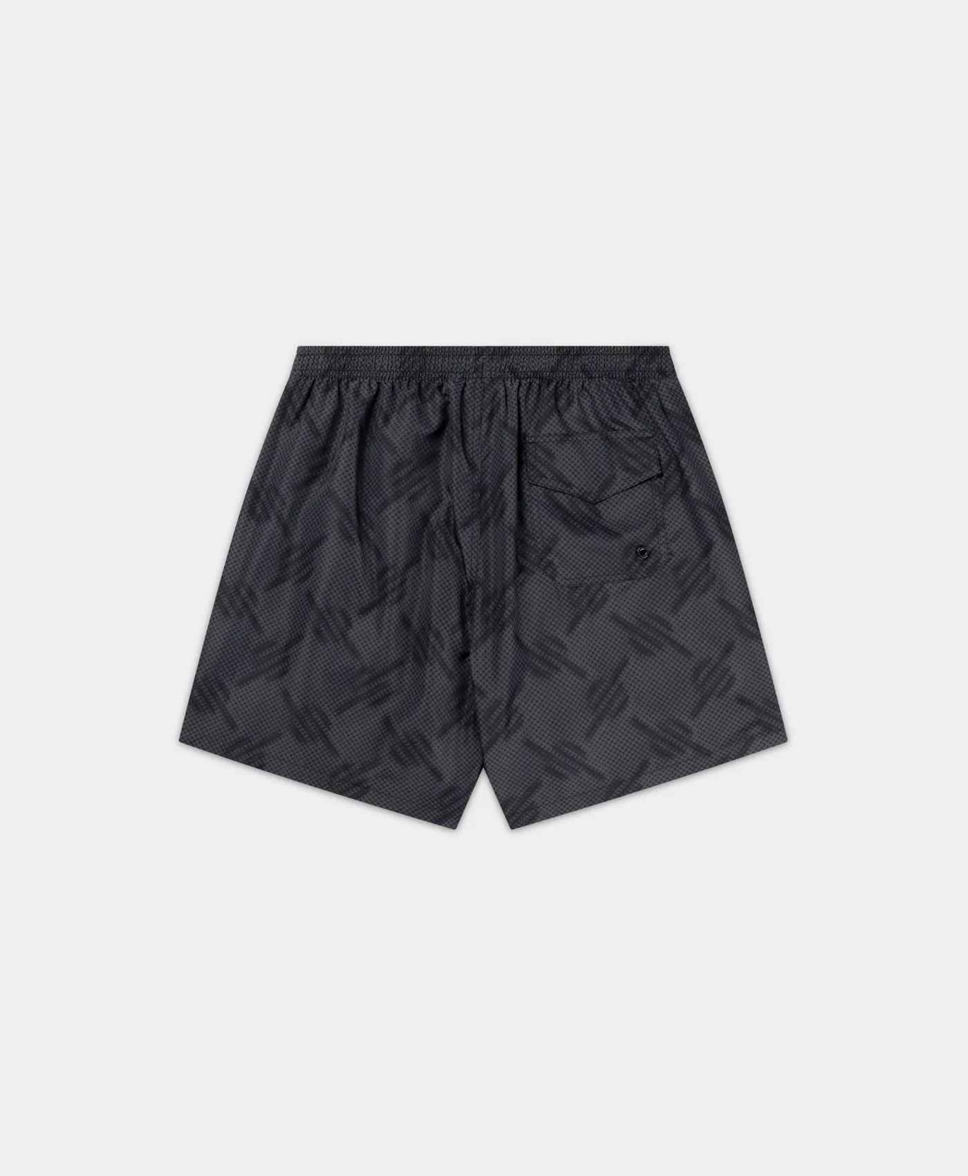 Black Dotted Monogram Swimshorts