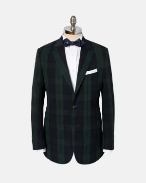 BLACKWATCH TARTAN COTTON SEERSUCKER SPORT COAT