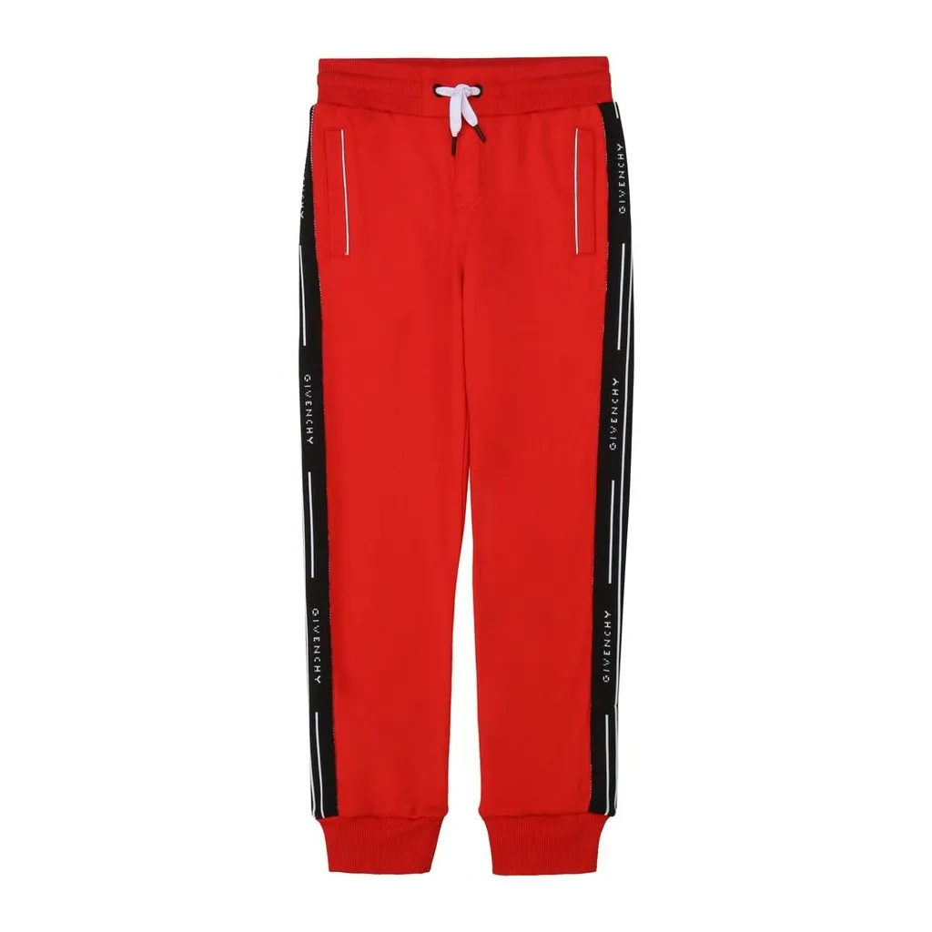 Bright Red Cotton Pants