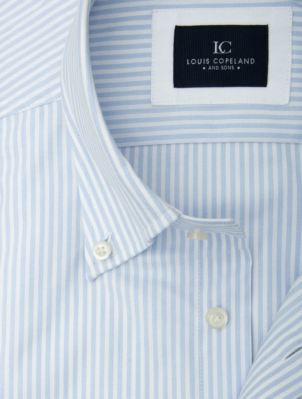 Buttondown Stripe Shirt Blue