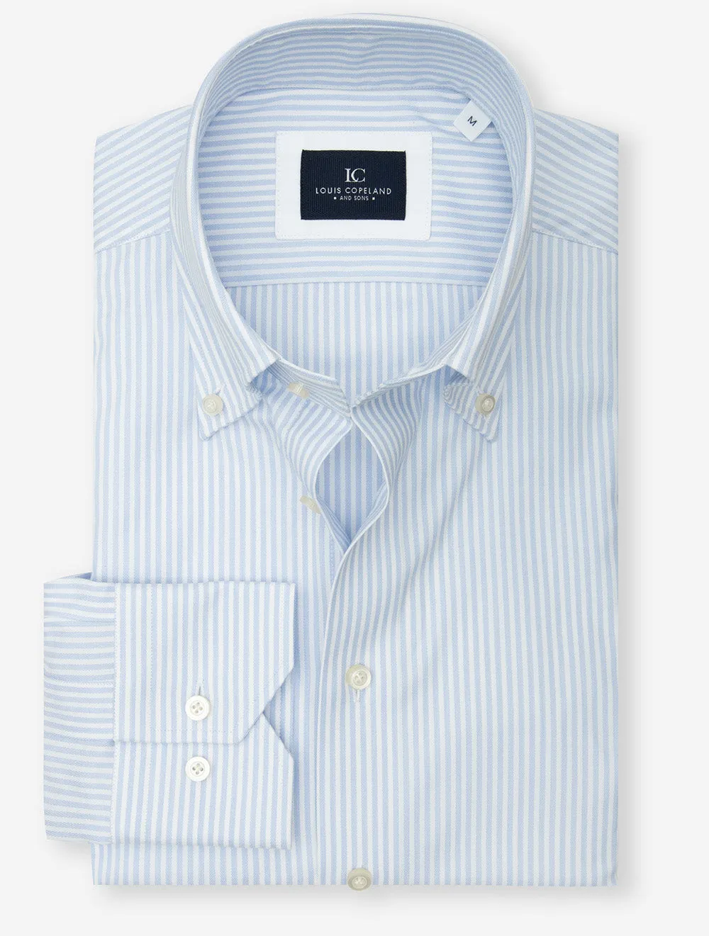Buttondown Stripe Shirt Blue