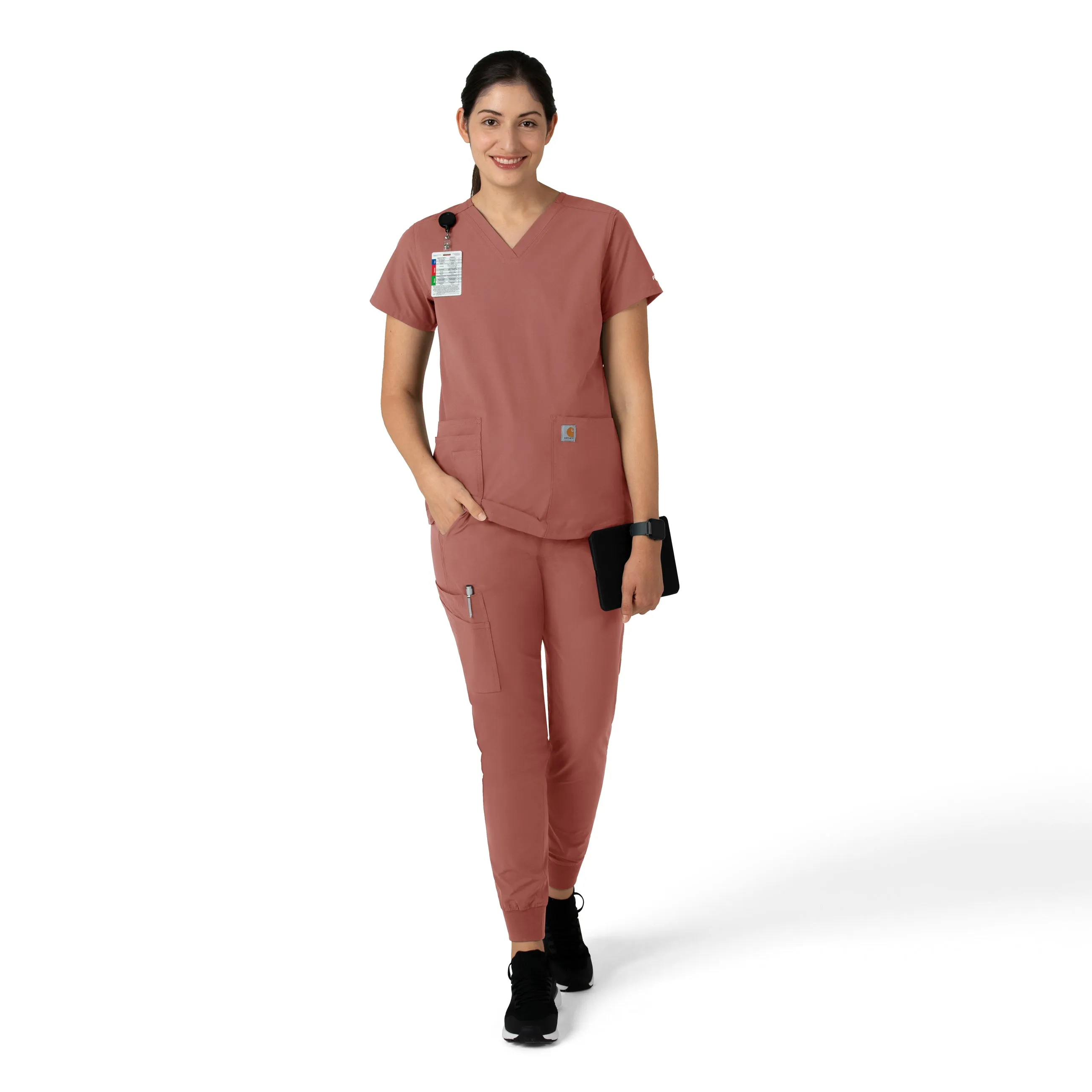 Carhartt Force Essentials Women's Jogger Scrub Pant - Wildrose