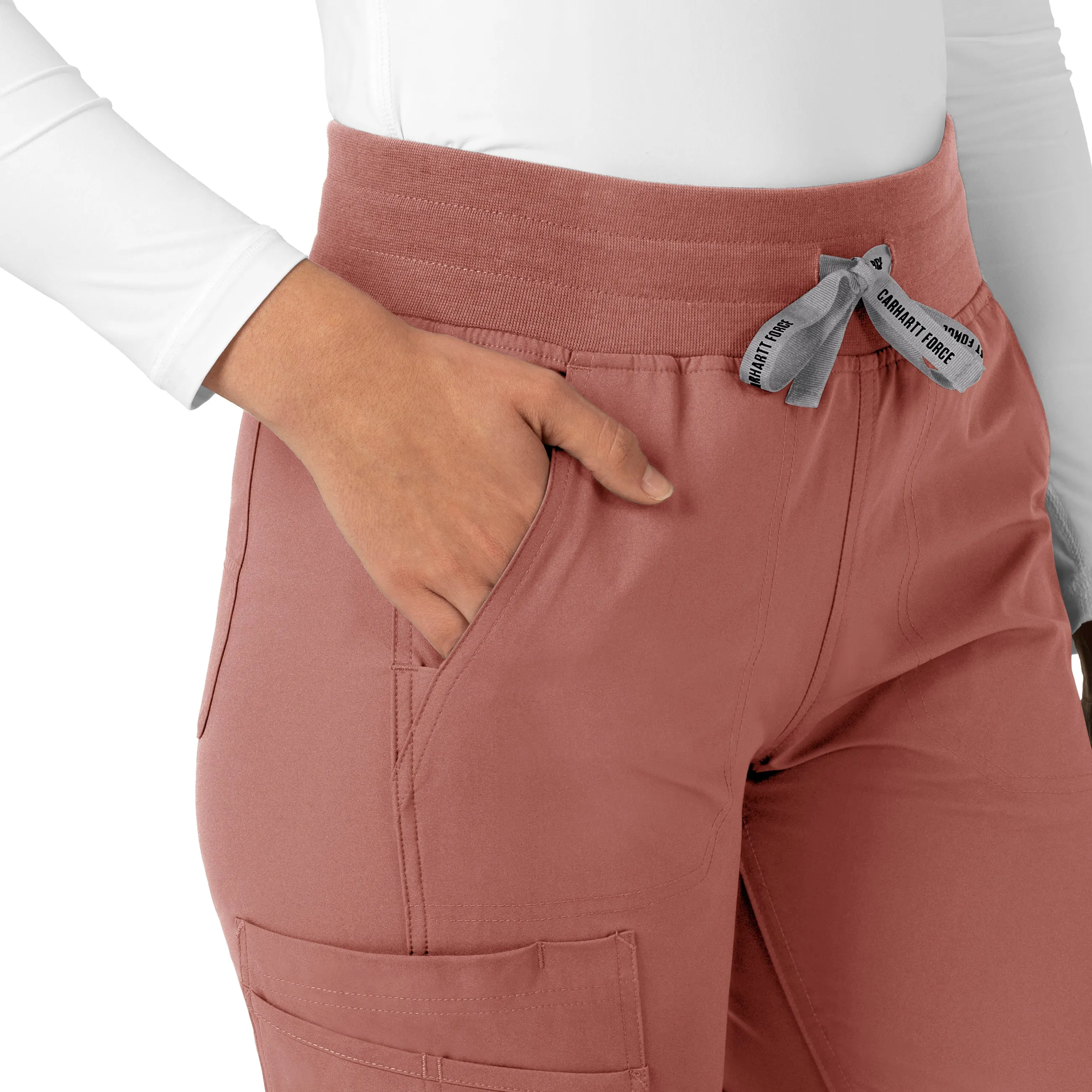 Carhartt Force Essentials Women's Jogger Scrub Pant - Wildrose
