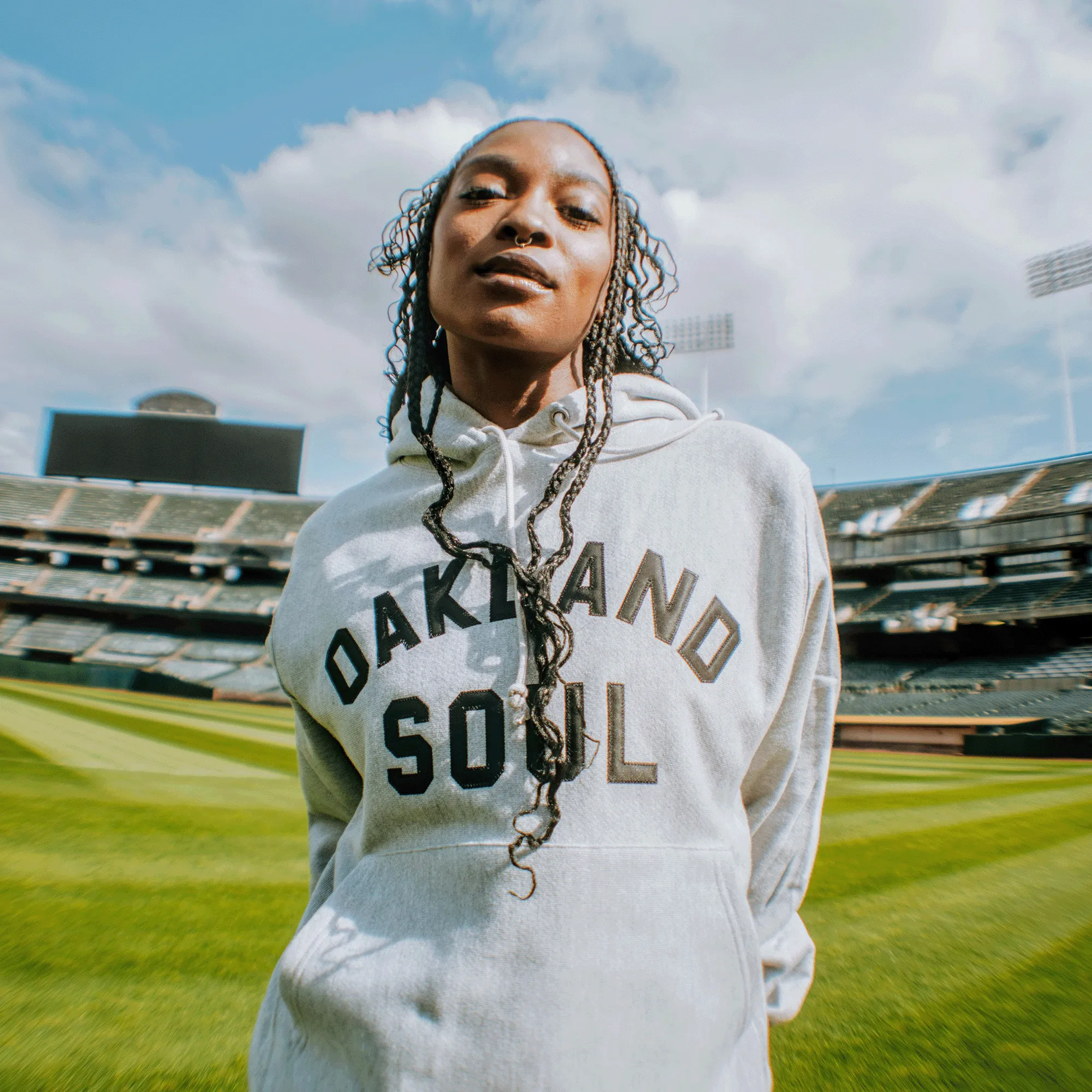 Champion X Oakland Soul Wordmark Hoodie