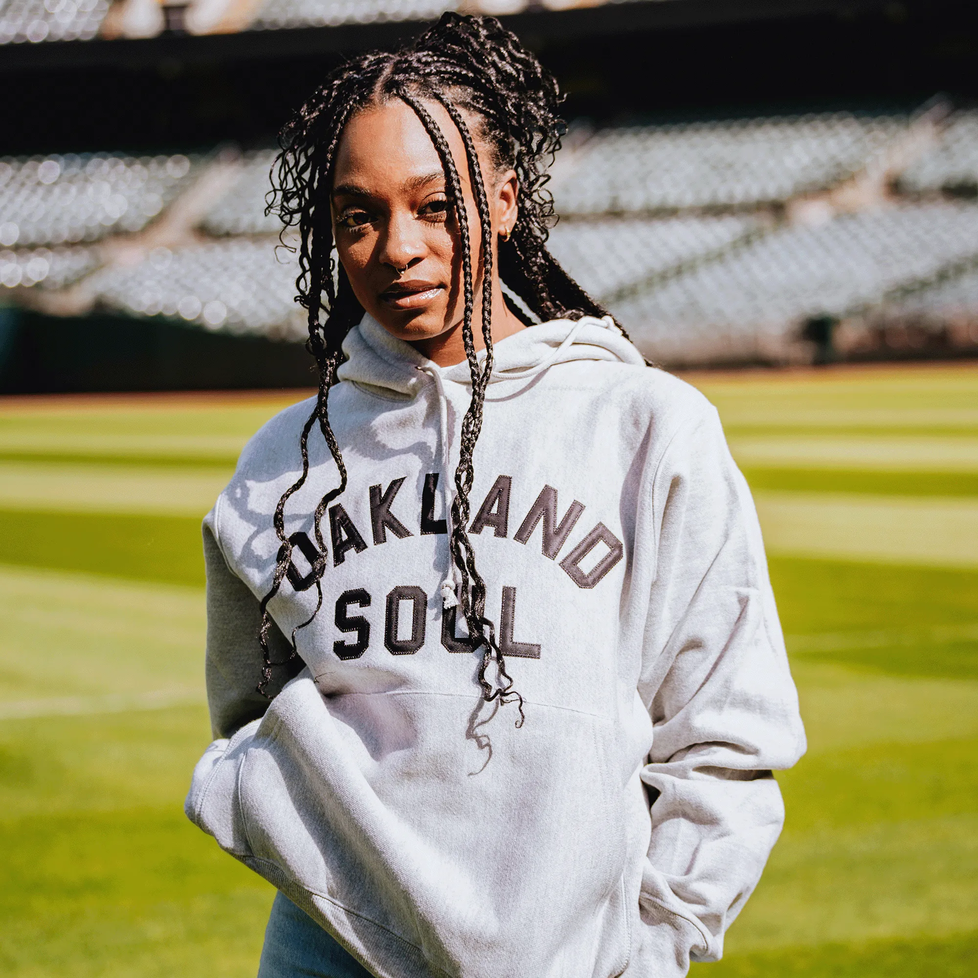Champion X Oakland Soul Wordmark Hoodie