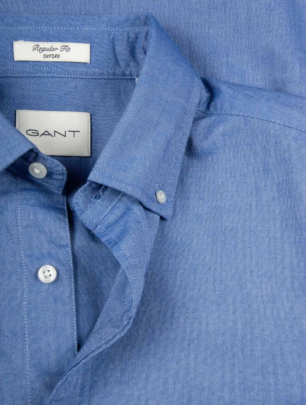 Classic Oxford Short Sleeve Regular Fit Shirt Rich Blue
