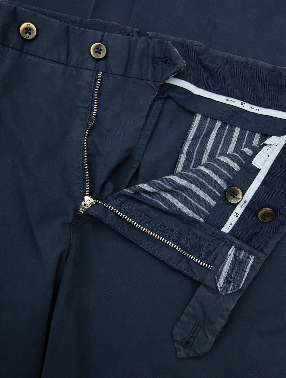 Cotton Chino Navy