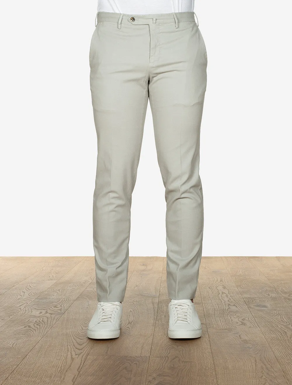 Cotton Chino Stone