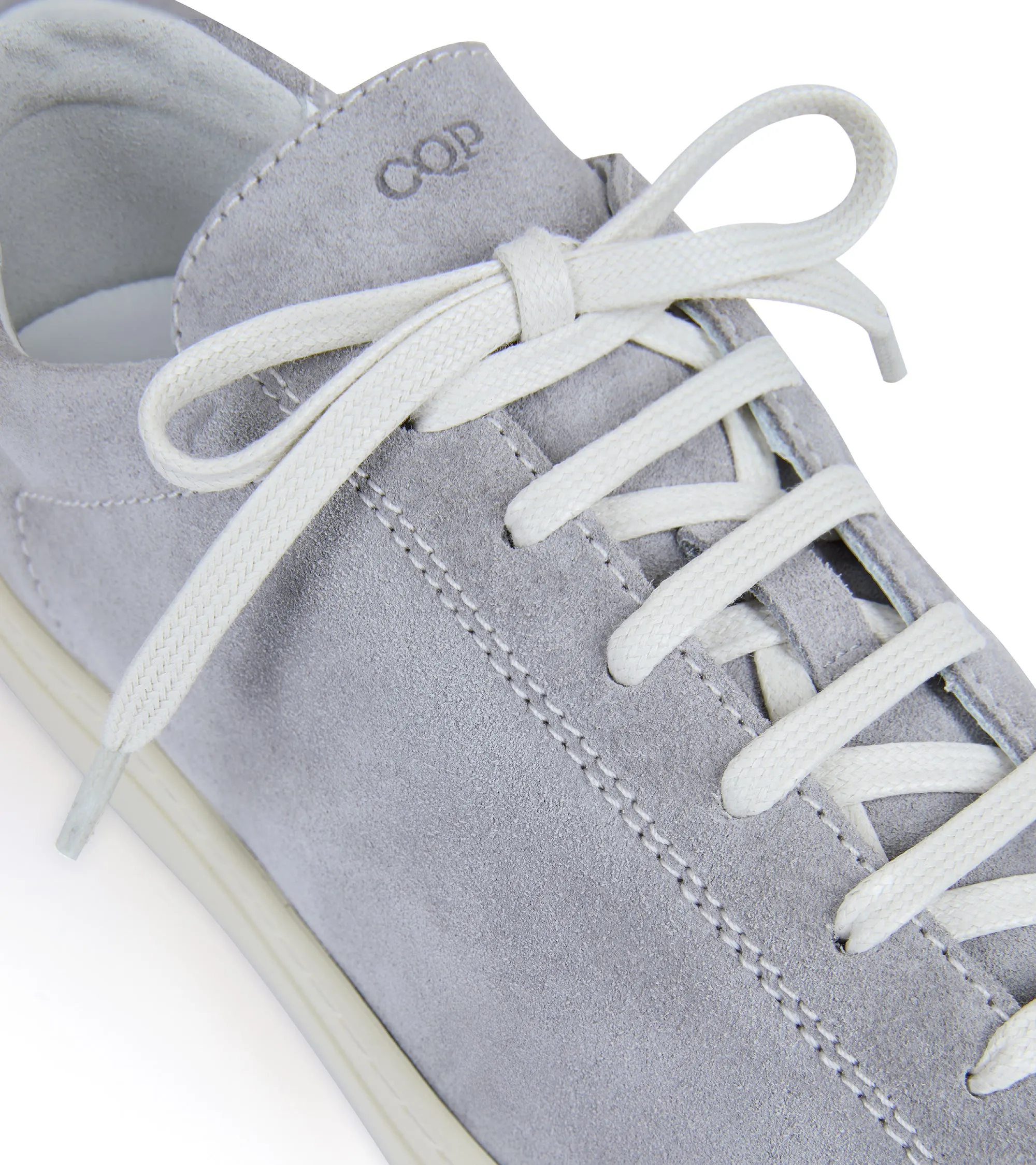 CQP Racquet Suede Sneaker: Cement