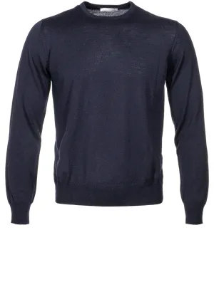 Crew Neck Jumper Navy