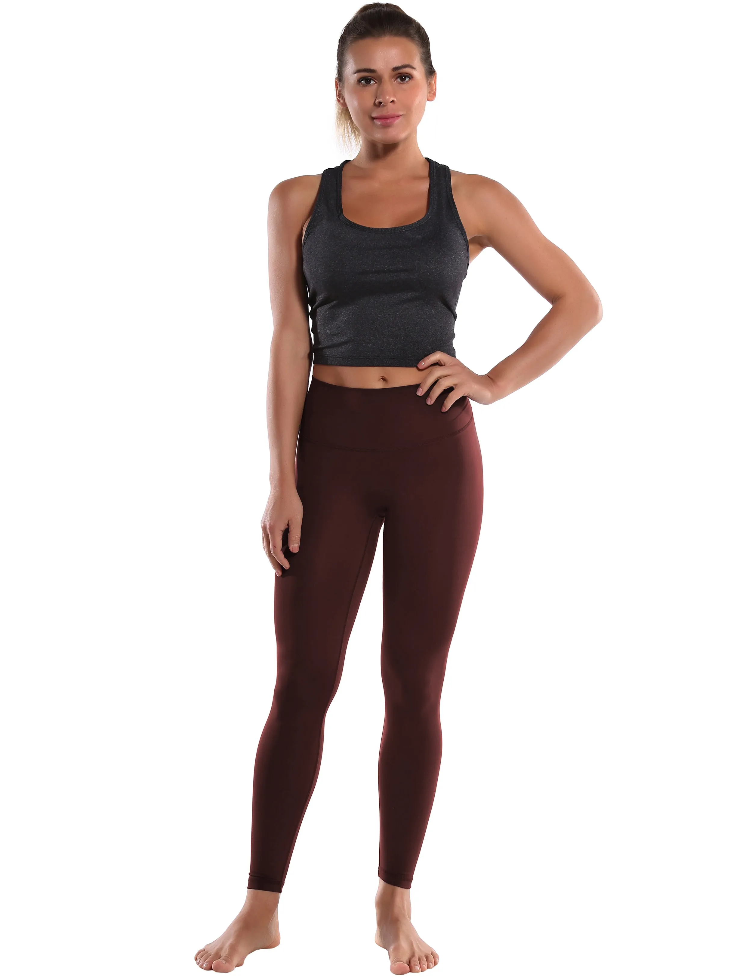 Crotch Seamless Jogging Pants mahoganymaroon_Jogging