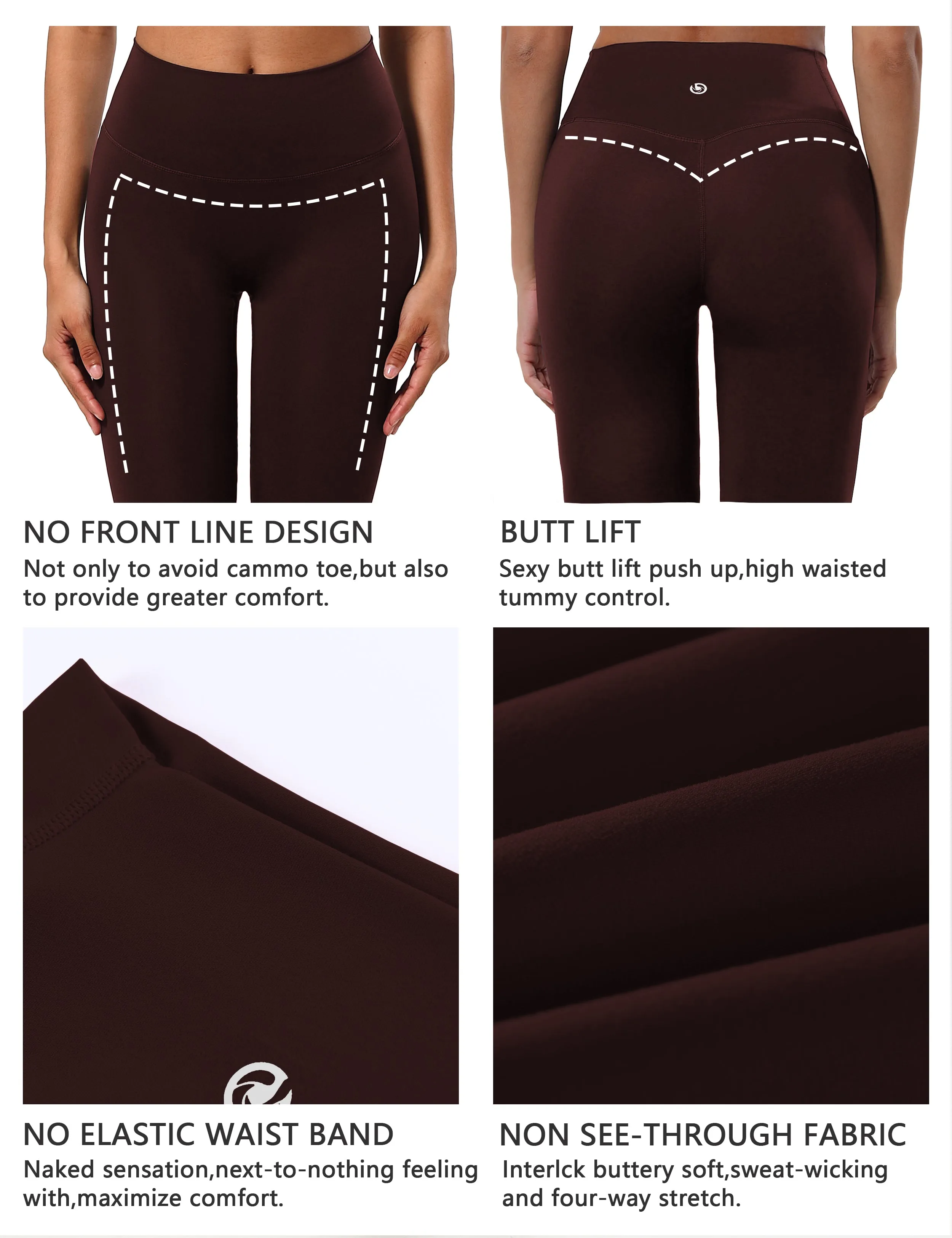 Crotch Seamless Jogging Pants mahoganymaroon_Jogging