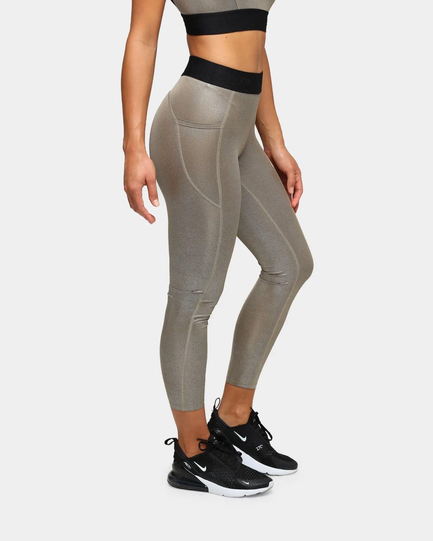Dead Sport Women's Phantom Tights Gold/Black/Gold