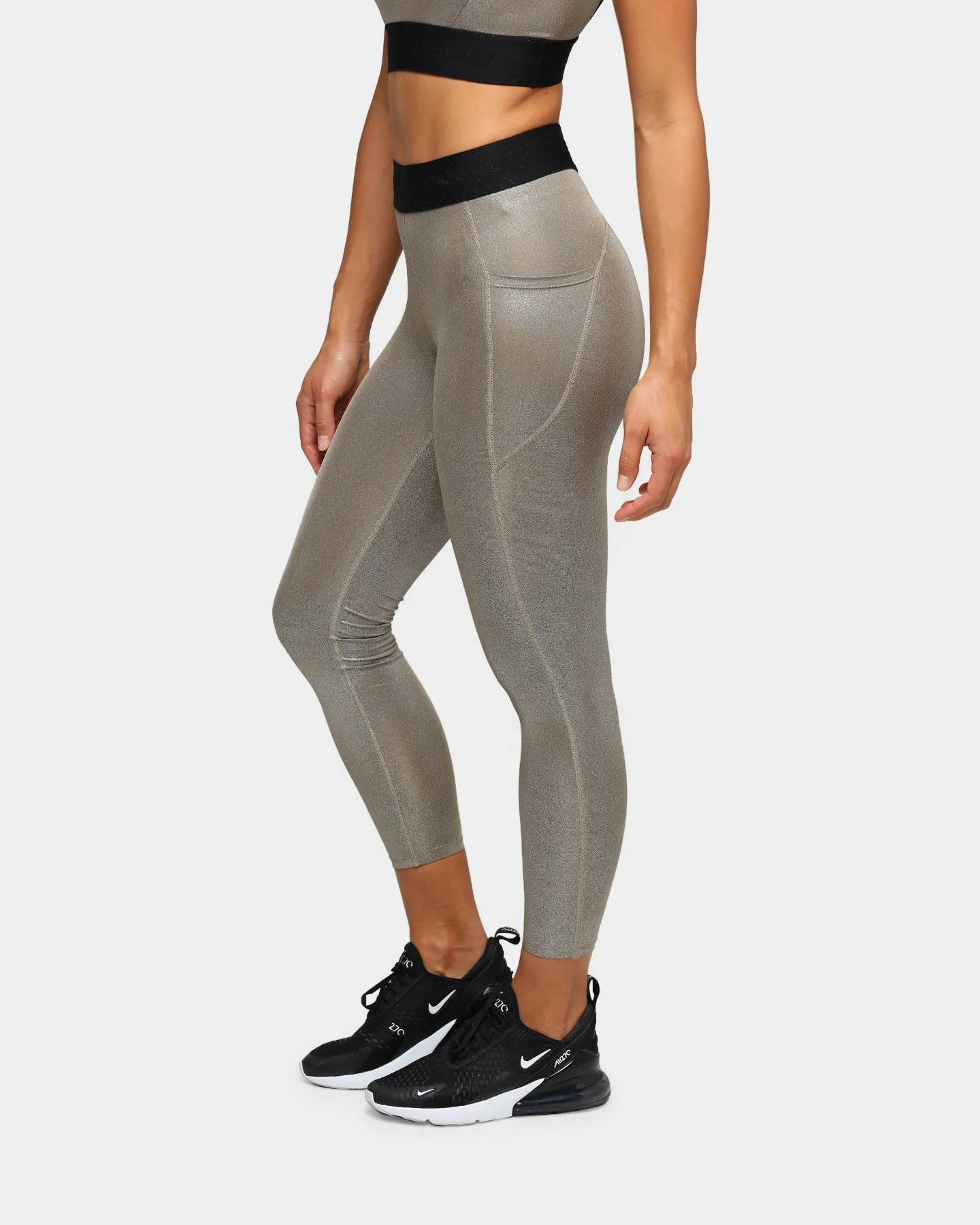 Dead Sport Women's Phantom Tights Gold/Black/Gold