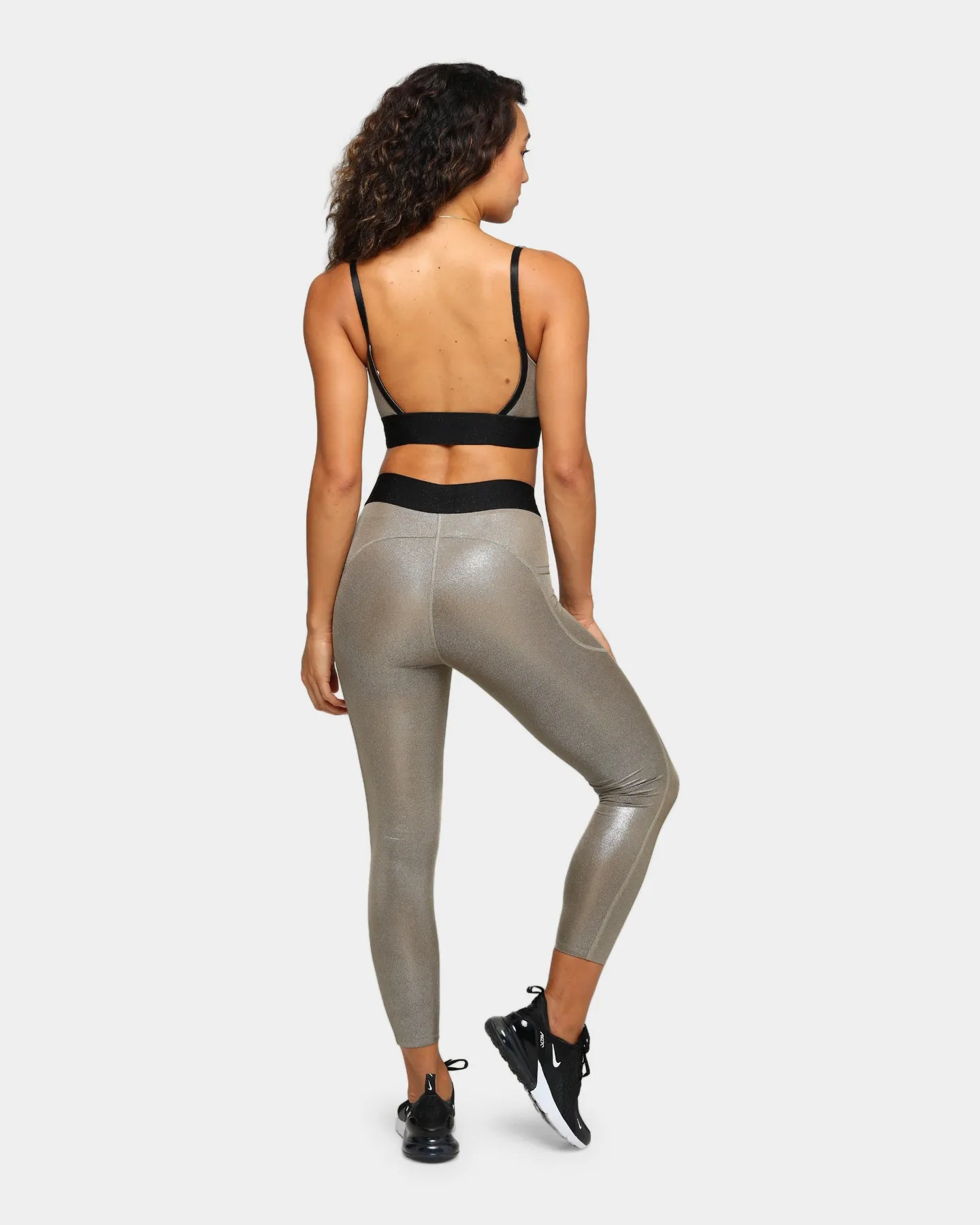 Dead Sport Women's Phantom Tights Gold/Black/Gold