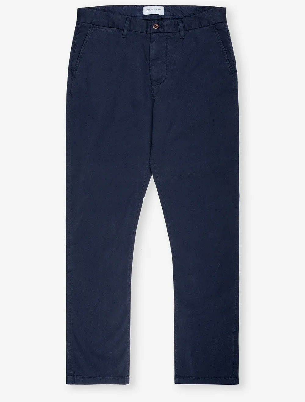 Dobby Structure Regular Fit Chinos Evening Blue