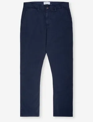 Dobby Structure Regular Fit Chinos Evening Blue