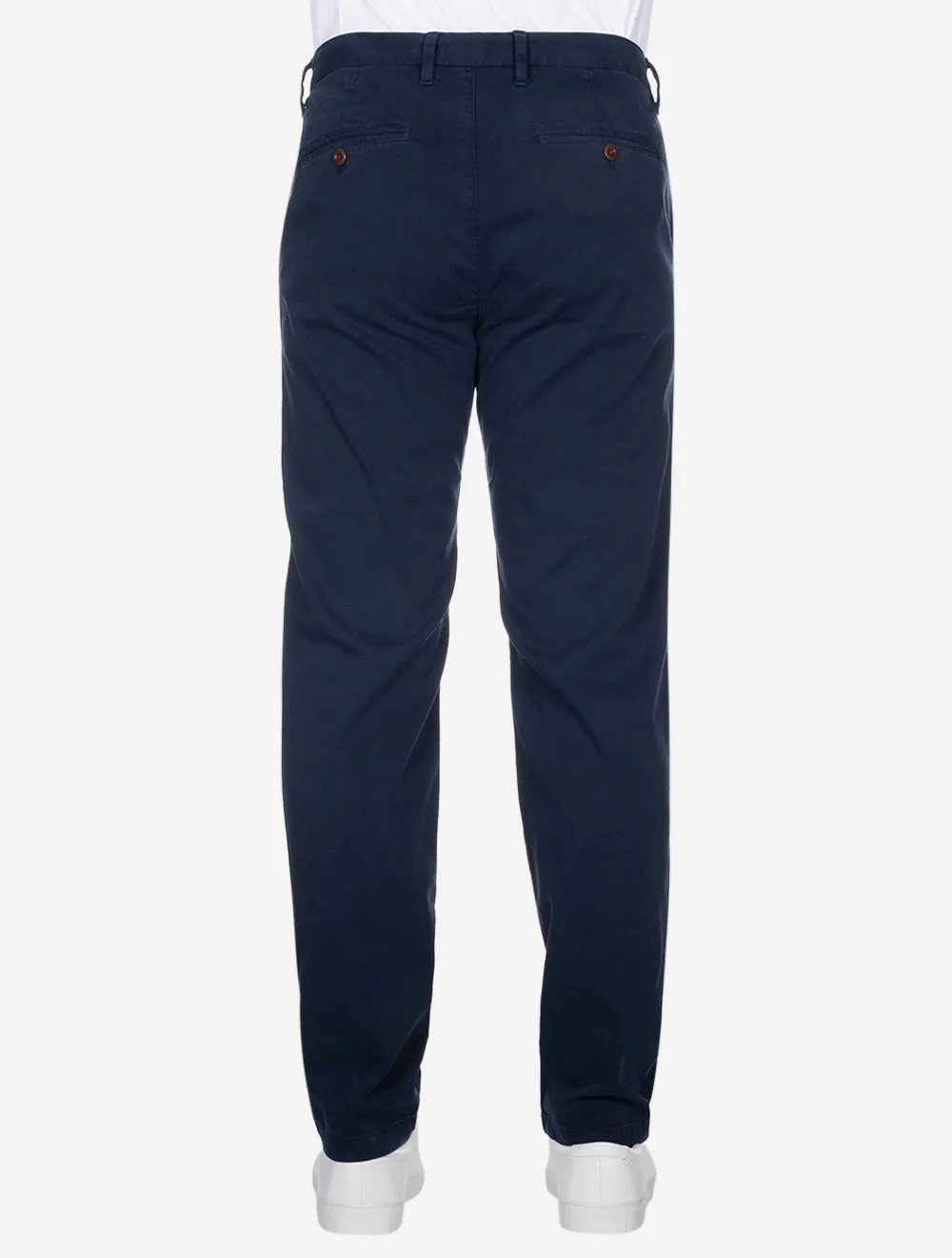 Dobby Structure Regular Fit Chinos Evening Blue