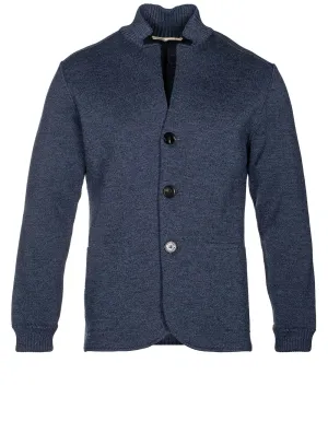 Ecotec Milano Stitch Swacket Denim Blue