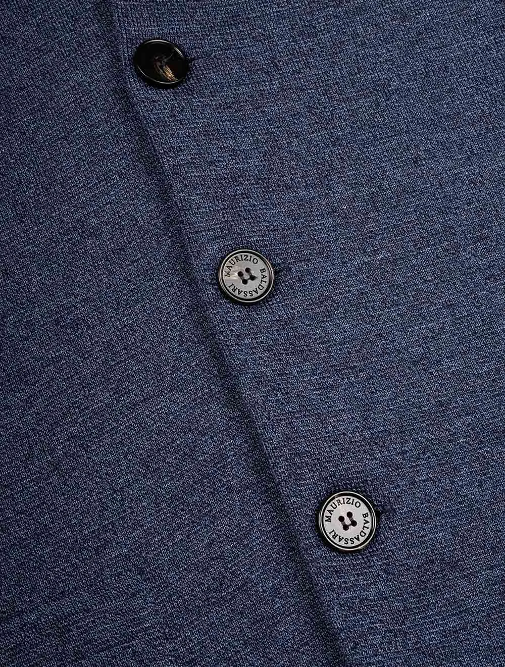 Ecotec Milano Stitch Swacket Denim Blue