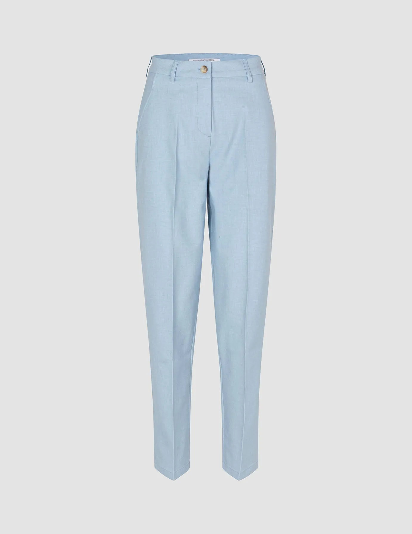 Essential Pants Tapered Sky Blue Melange