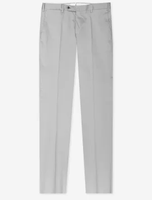 Formal Stretch Cotton Chino Light Grey