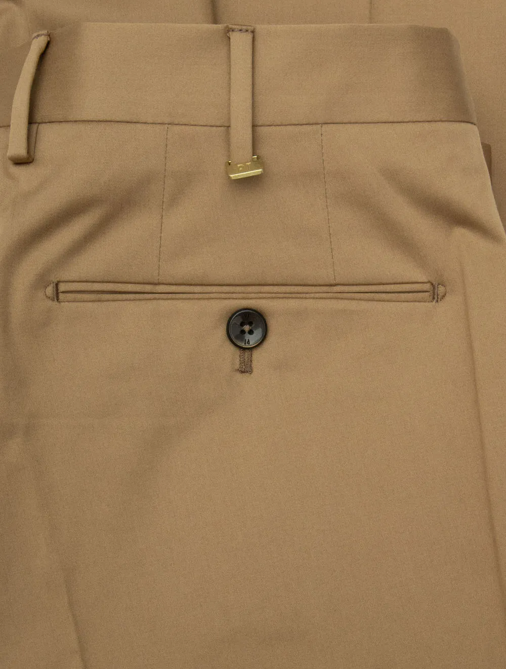 Formal Stretch Cotton Chino Tan