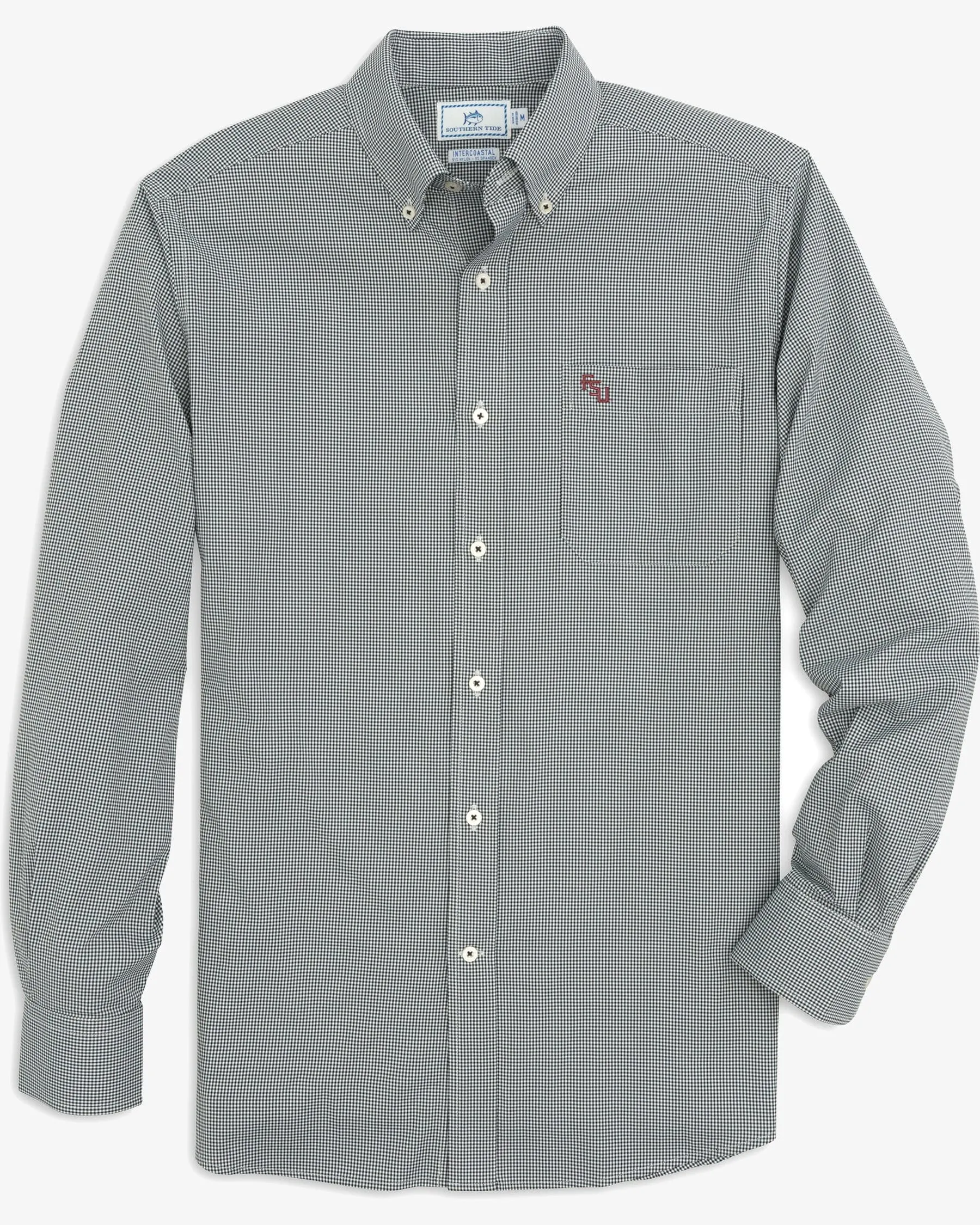 FSU Seminoles Gingham Button Down Shirt