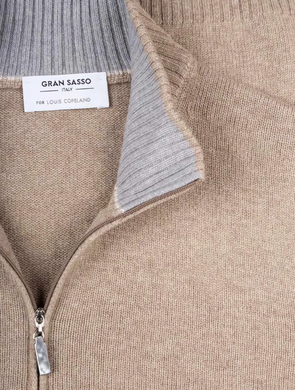 Half-Zip Jumper Beige