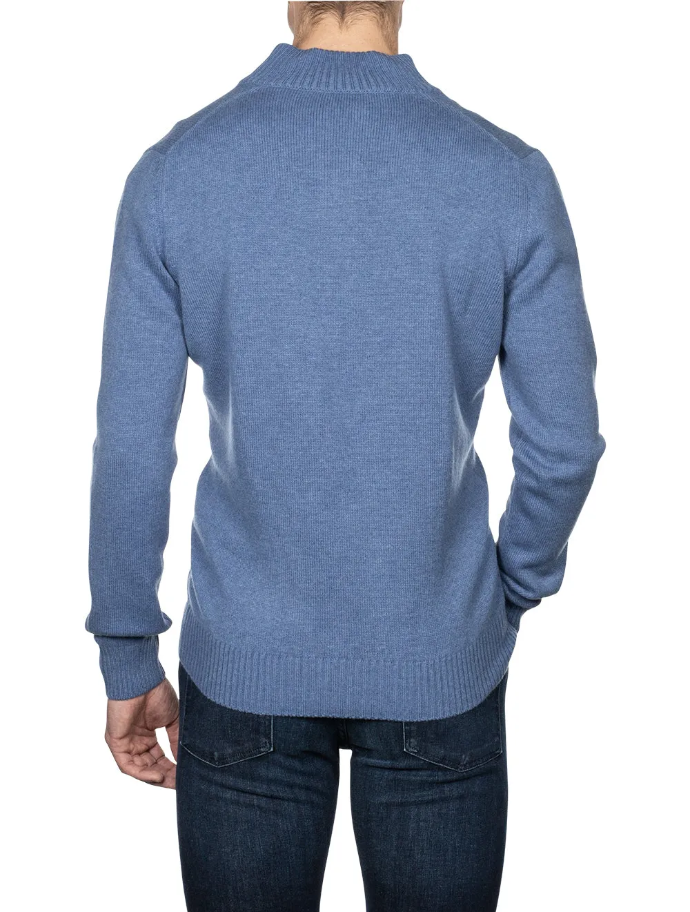 Half-Zip Jumper Blue