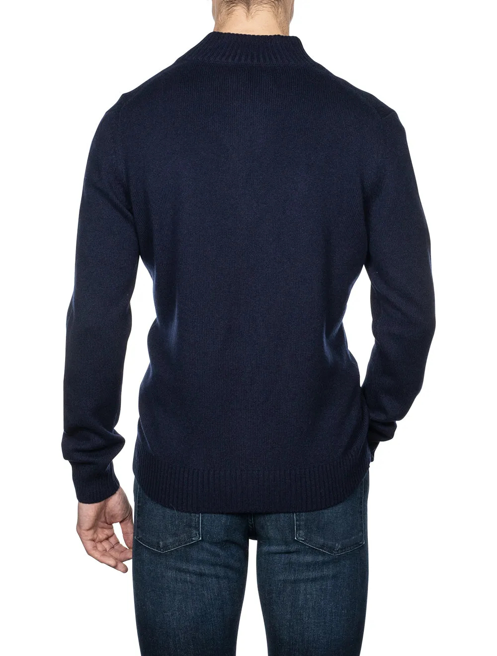 Half-Zip Jumper Blue