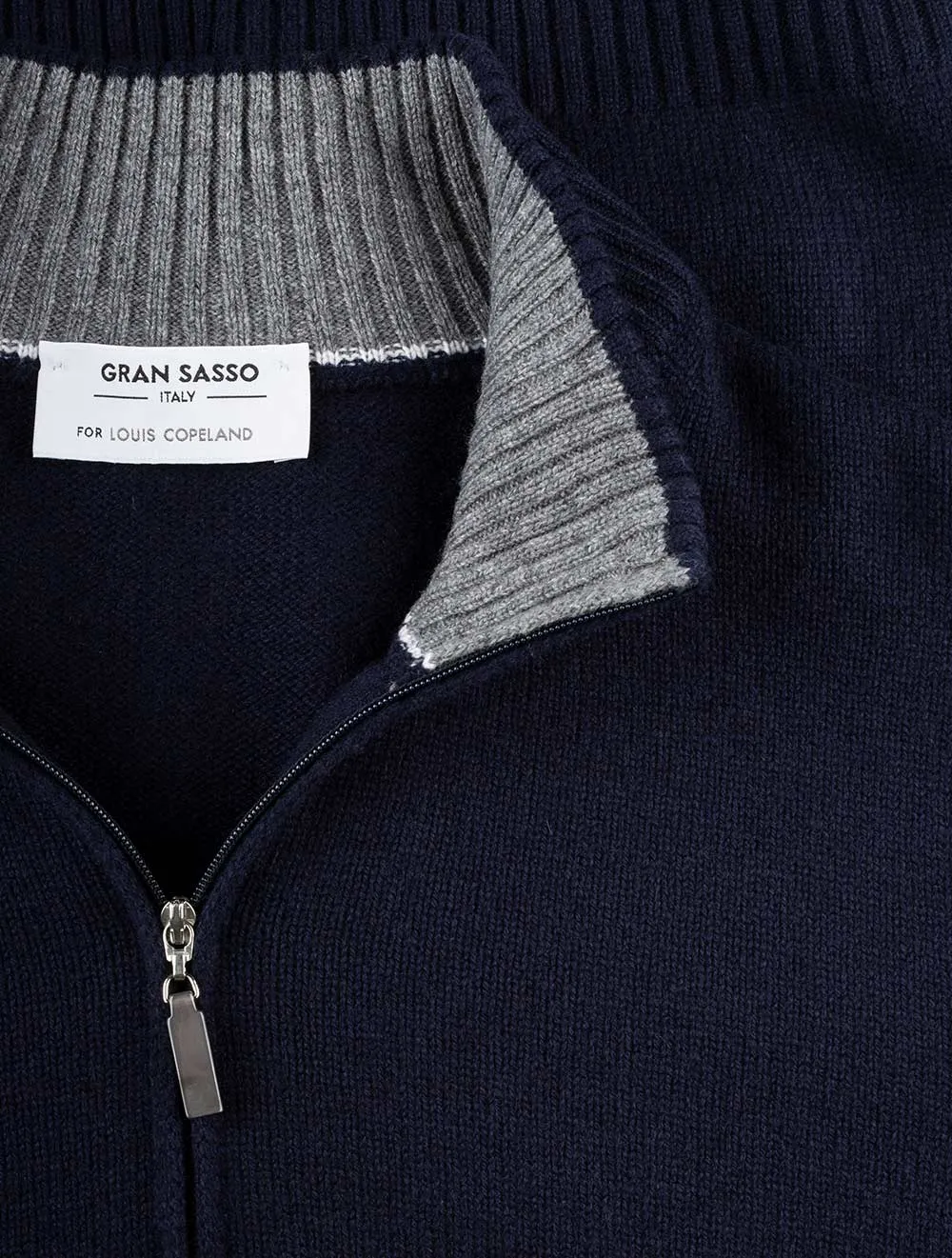 Half-Zip Jumper Blue
