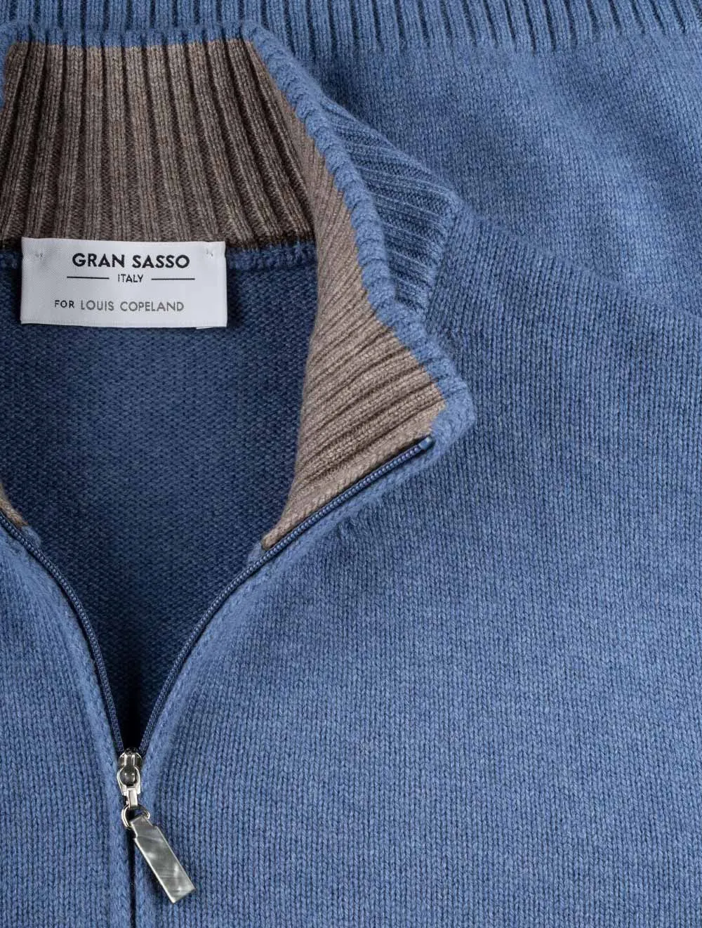 Half-Zip Jumper Blue