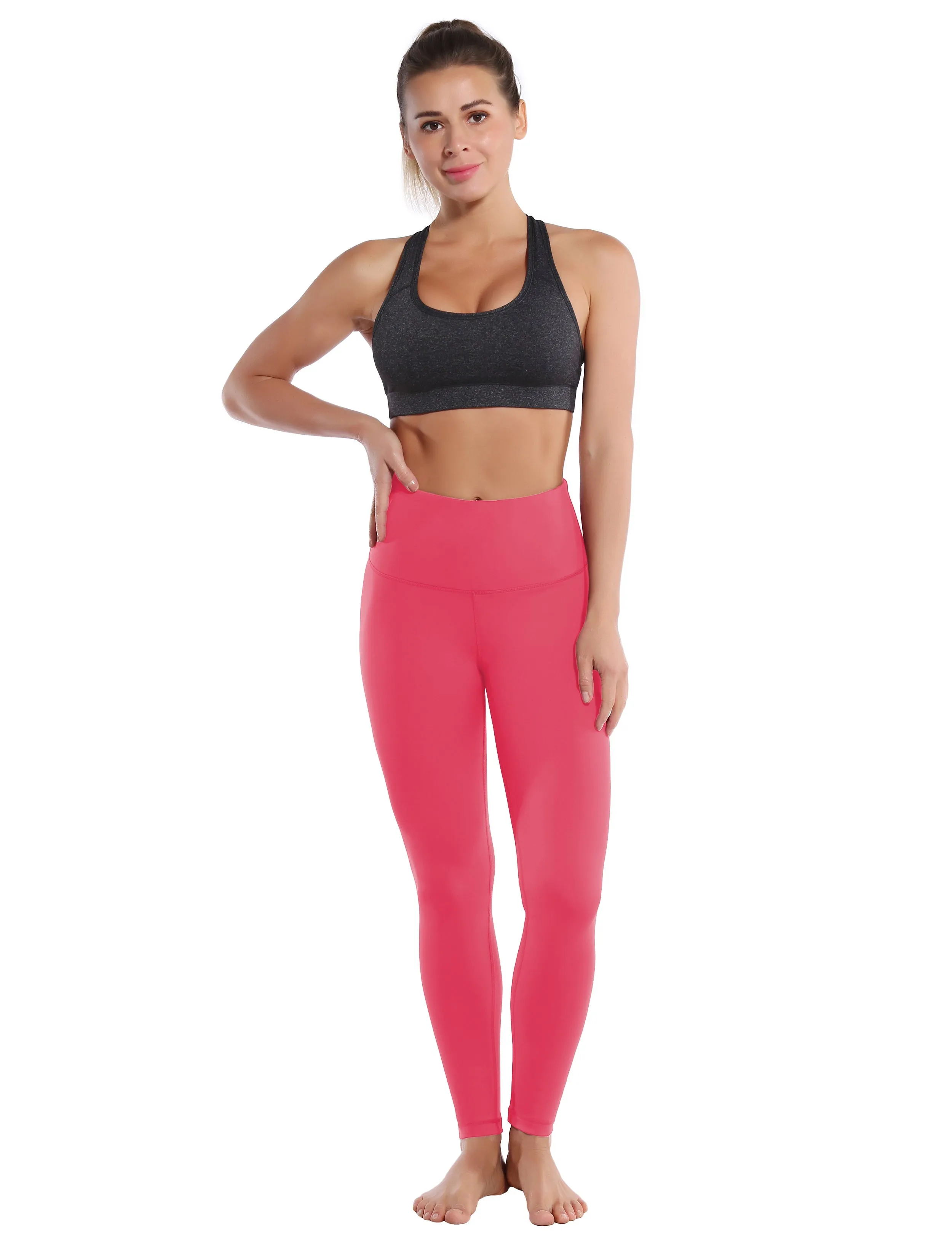 High Waist Biking Pants rosecoral_Biking