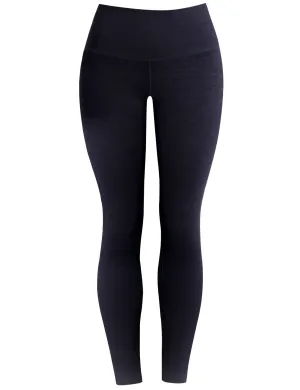 High Waist Running Pants heatherdarknavy_Running
