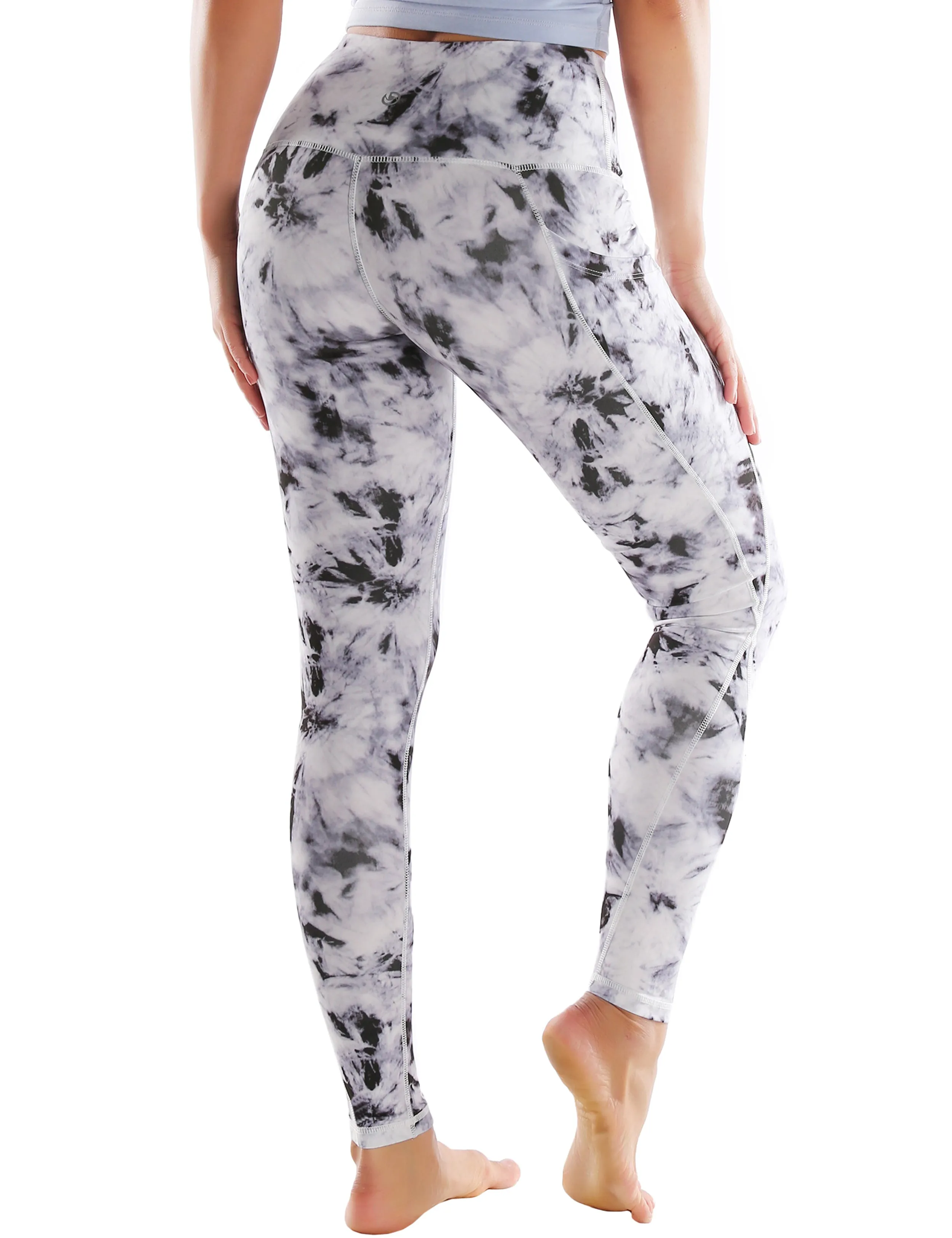 High Waist Side Pockets Running Pants blackdandelion_Running